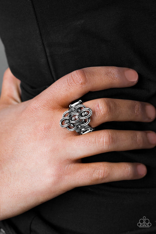 Unlimited CACHE - Silver - Paparazzi ring