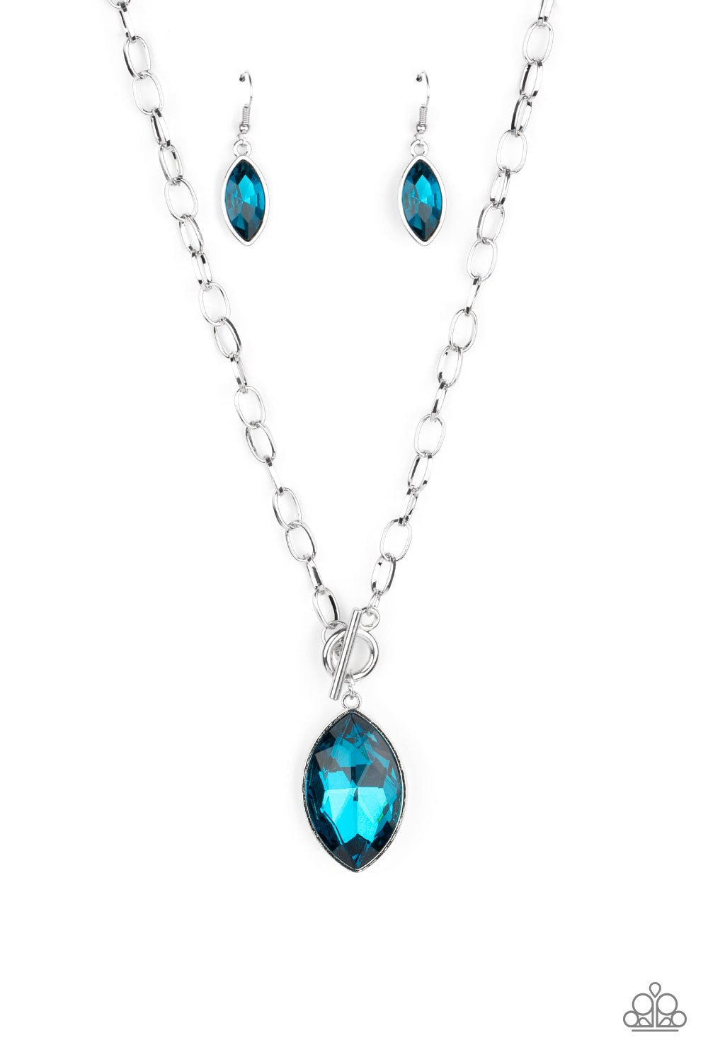 Unlimited Sparkle - blue - Paparazzi necklace