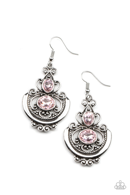 Unlimited Vacation - pink - Paparazzi earrings