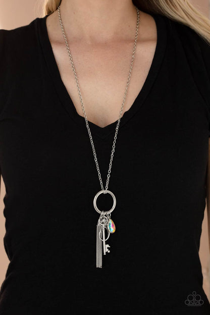 Unlock Your Sparkle - multi - Paparazzi LANYARD necklace