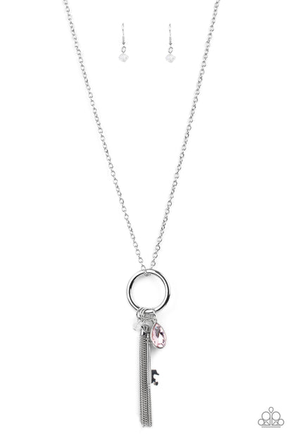 Unlock Your Sparkle - pink - Paparazzi necklace