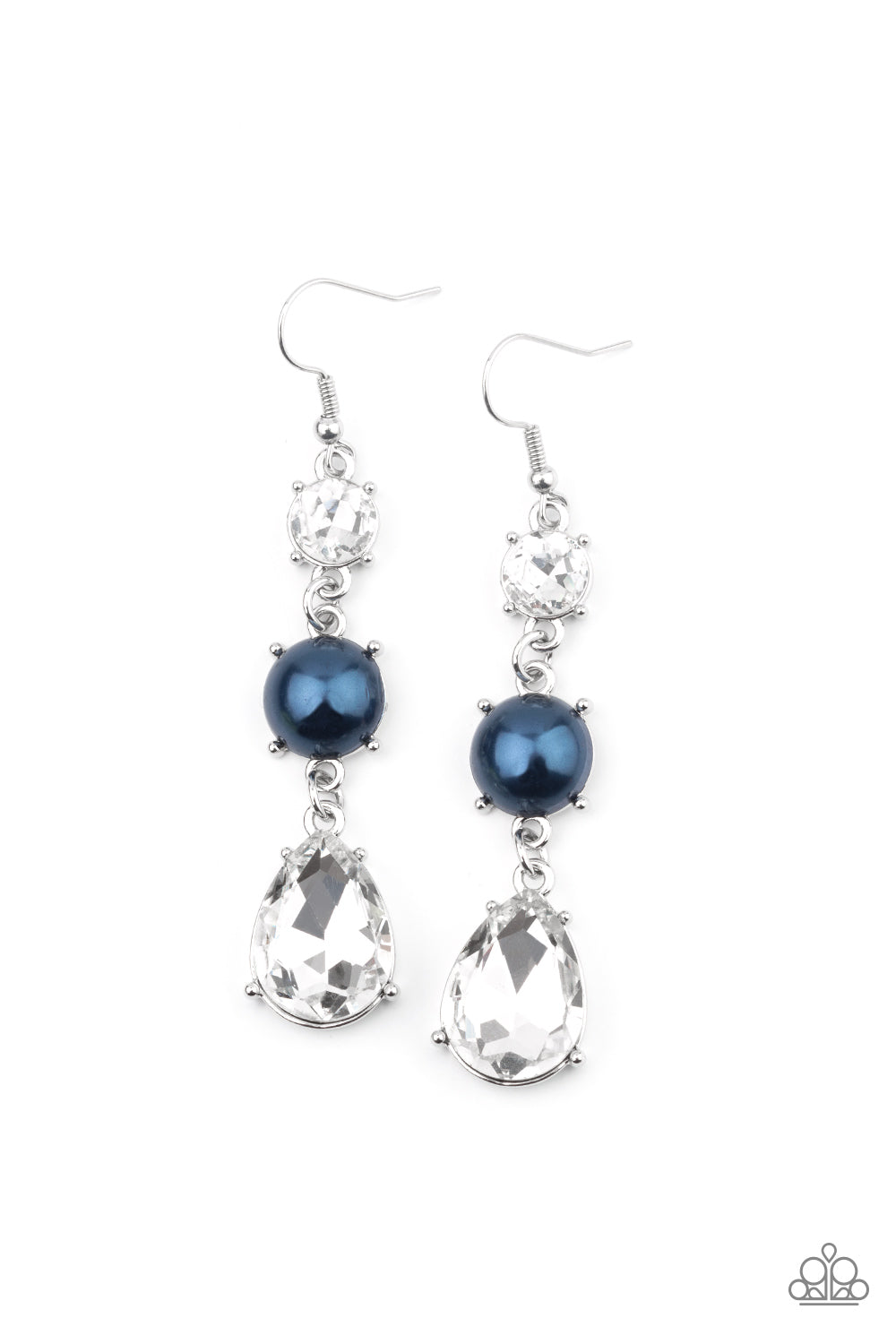Unpredictable Shimmer - blue - Paparazzi earrings