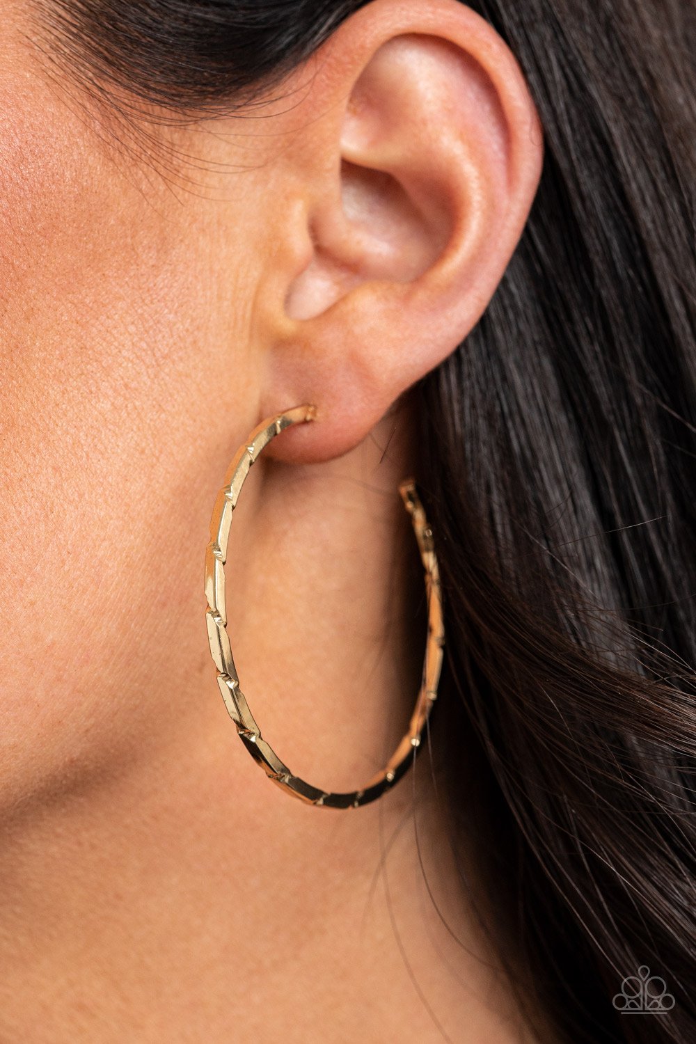 Unregulated-gold-Paparazzi earrings