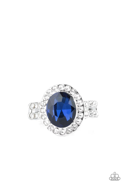 Unstoppable Sparkle - blue - Paparazzi ring