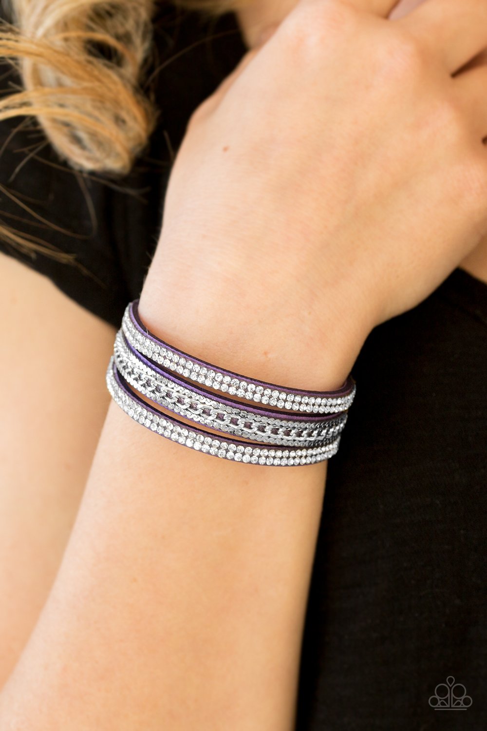 Unstoppable - purple - Paparazzi bracelet