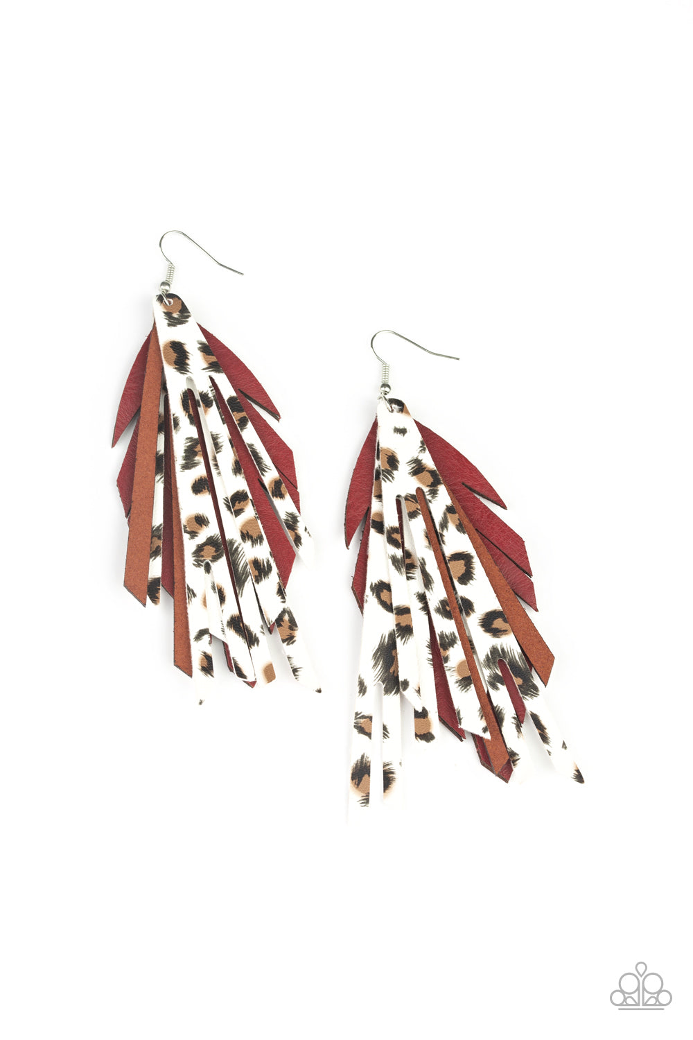 Untamable - red - Paparazzi earrings