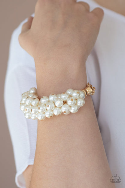 Up Class Clash-gold-Paparazzi bracelet