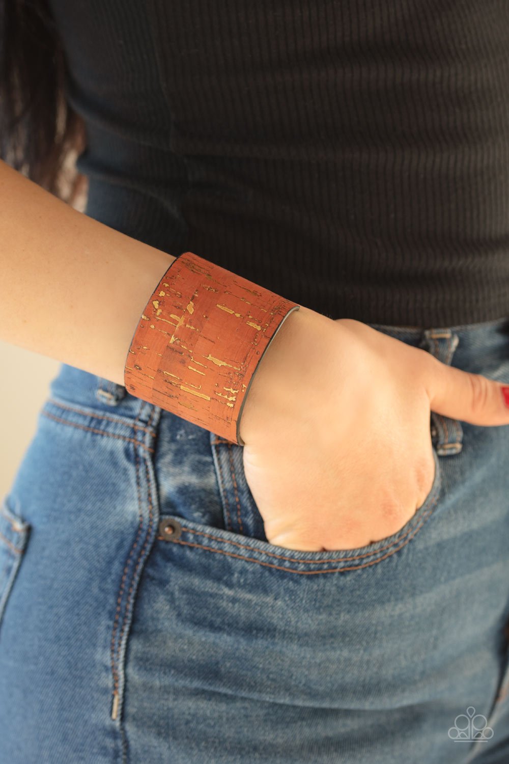 Up to Scratch-orange-Paparazzi bracelet