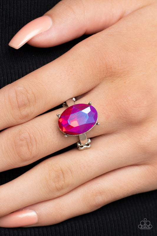 Updated Dazzle - pink - Paparazzi ring