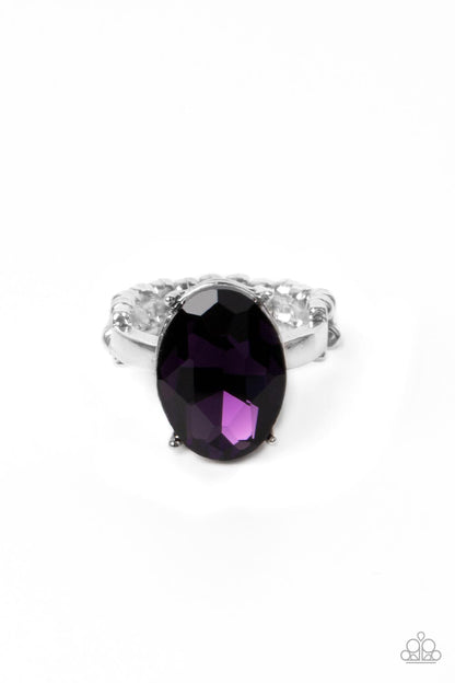 Updated Dazzle - purple - Paparazzi ring