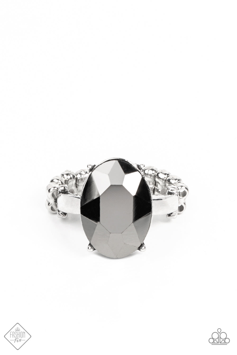 Updated Dazzle - silver - Paparazzi ring