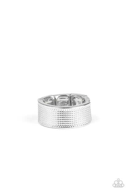 Uppercut - silver - Paparazzi MENS ring