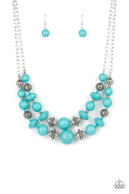 Upscale Chic - blue - Paparazzi necklace