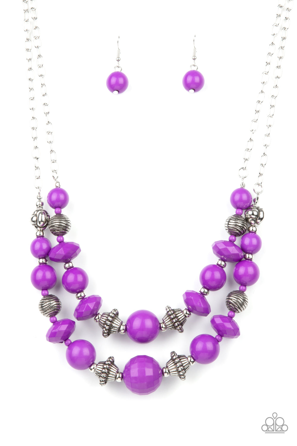 Upscale Chic - purple - Paparazzi necklace