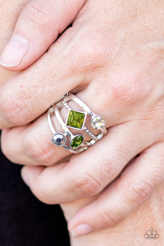 Urban Mediation - green - Paparazzi ring