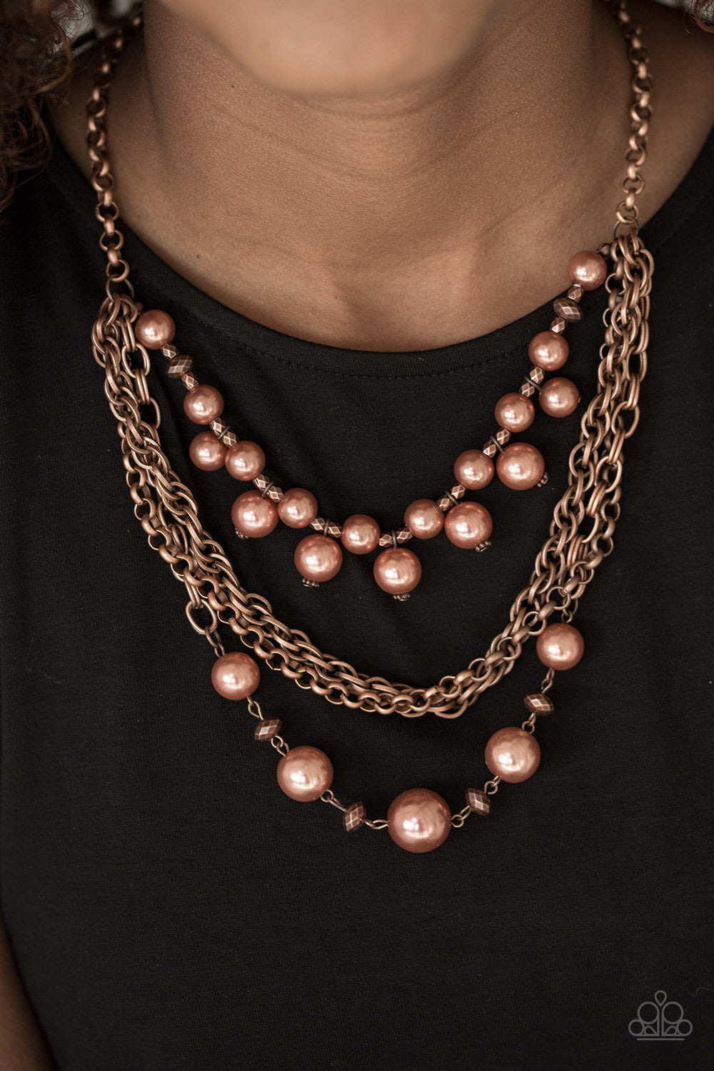 Urban Riches - copper - Paparazzi necklace