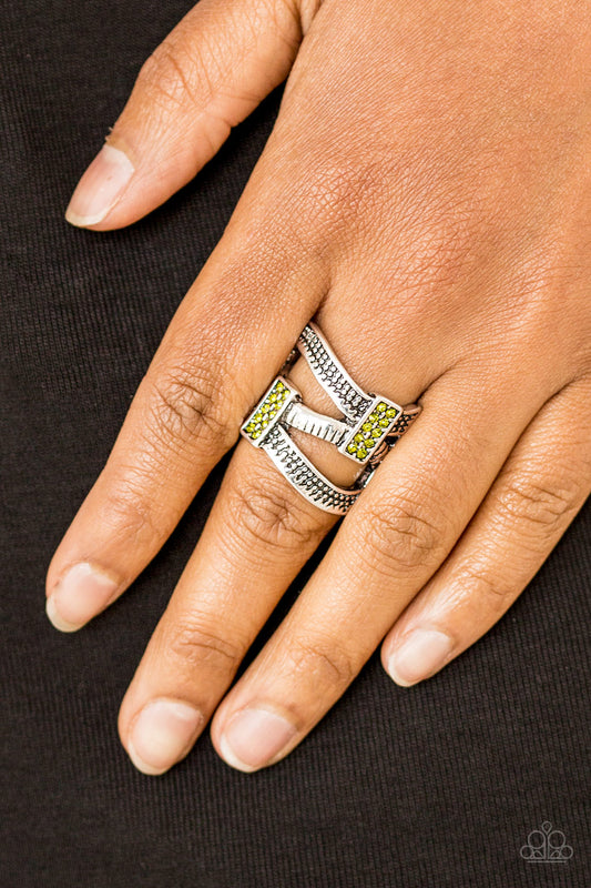 Urban Upscale - green - Paparazzi ring