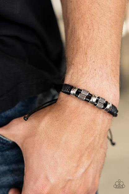 Urban Cattle Drive - black - Paparazzi MENS bracelet