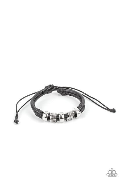 Urban Cattle Drive - black - Paparazzi MENS bracelet