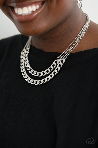 Urban Culture​ - silver - Paparazzi necklace