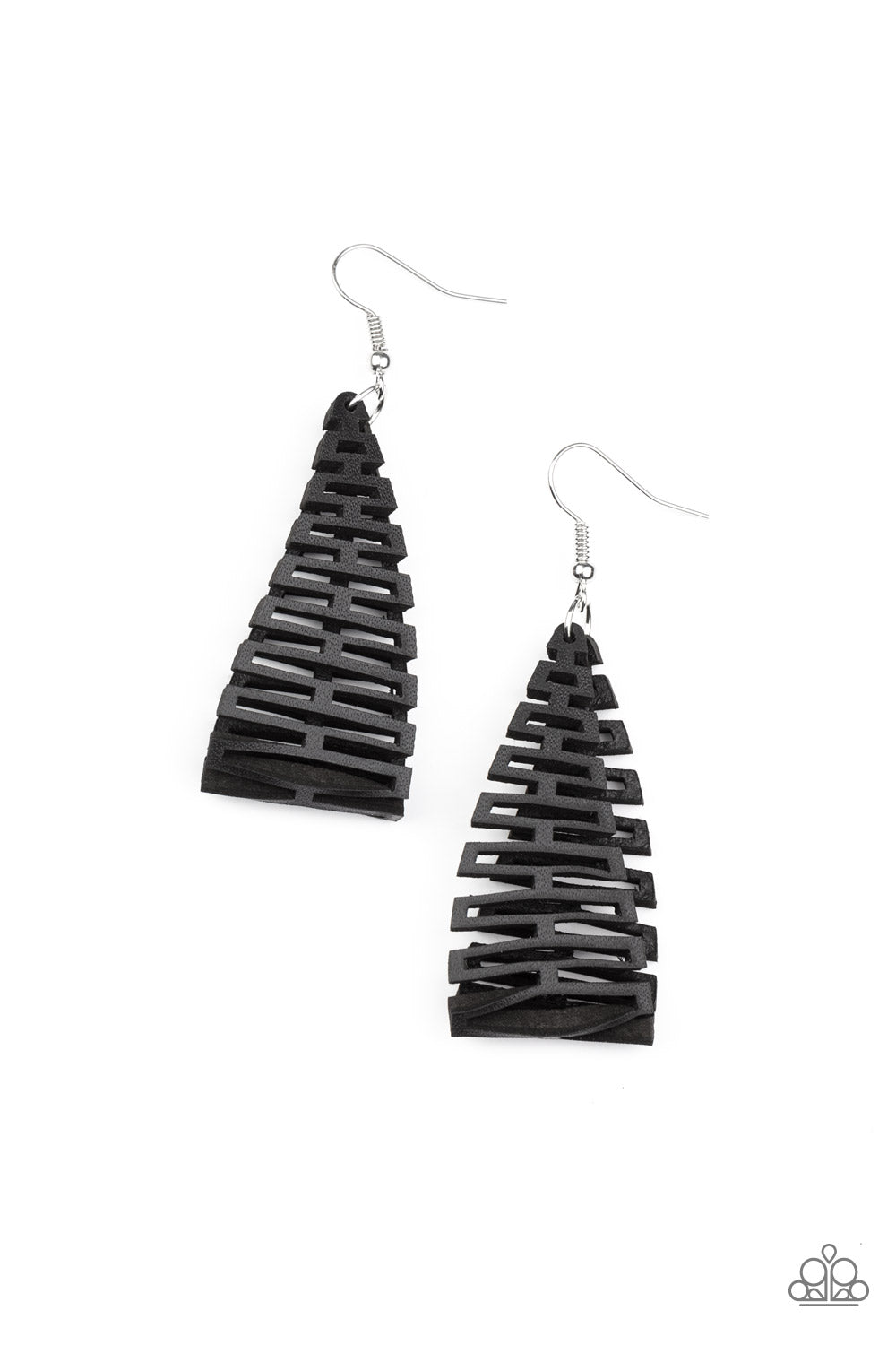 Urban Delirium - black - Paparazzi earrings