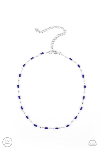 Urban Expo - blue - Paparazzi necklace