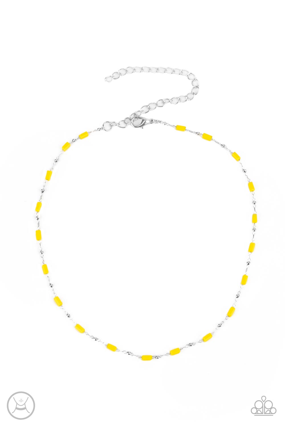 Urban Expo - yellow - Paparazzi necklace