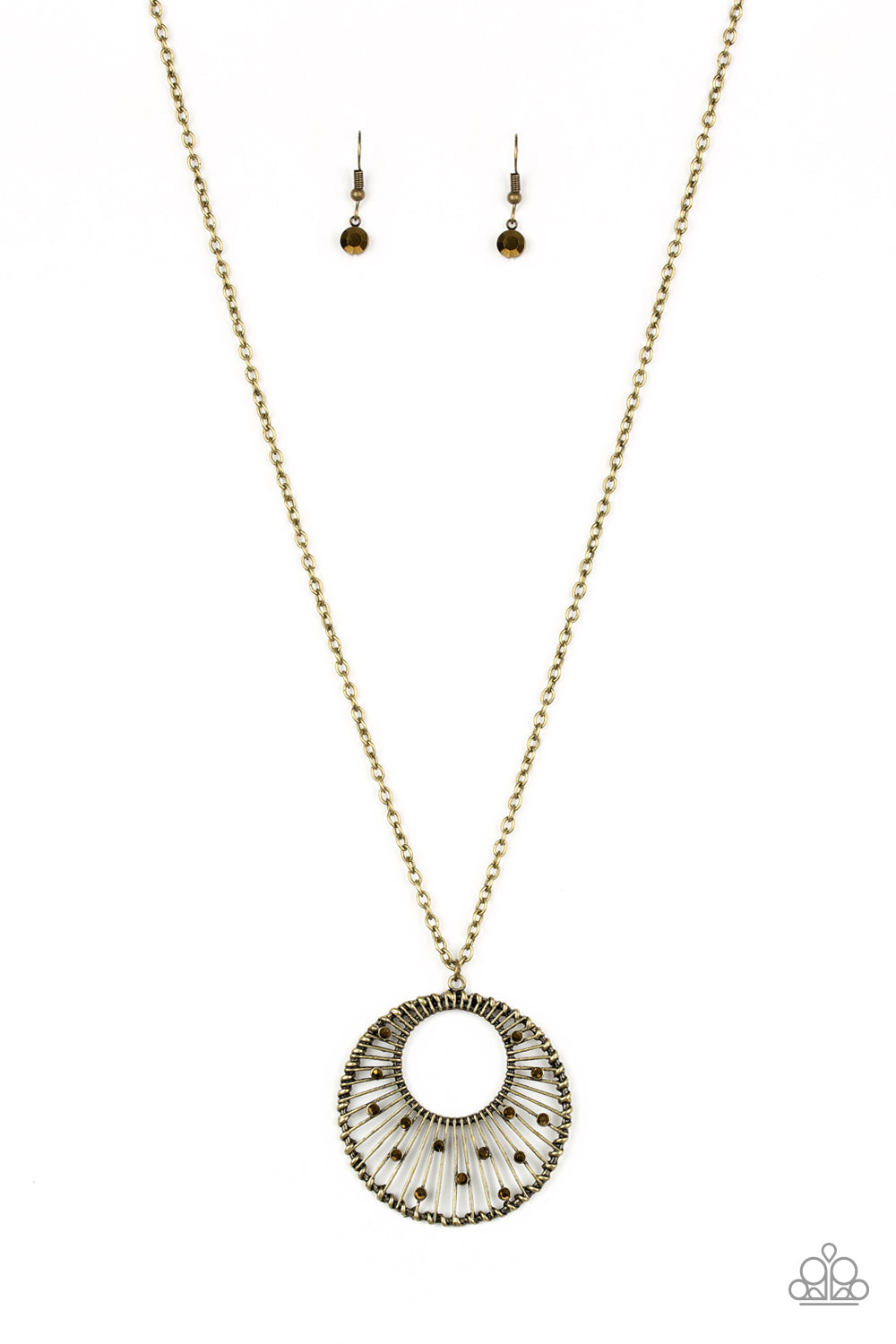 Urban Illumination - brass - Paparazzi necklace