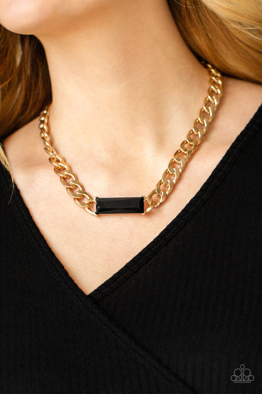 Urban Royalty - gold - Paparazzi necklace