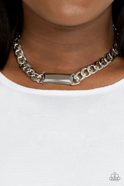 Urban Royalty - silver - Paparazzi necklace