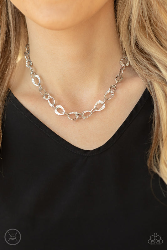 Urban Safari - silver - Paparazzi necklace