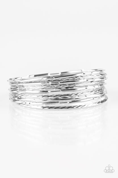 Urban Sprawl - silver - Paparazzi bracelet