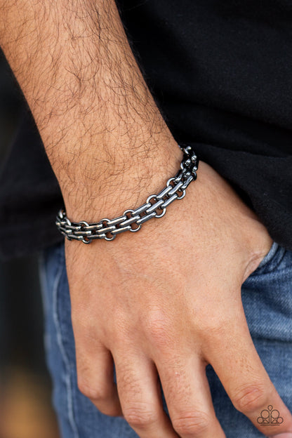 Urban Utility - black - Paparazzi mens bracelet