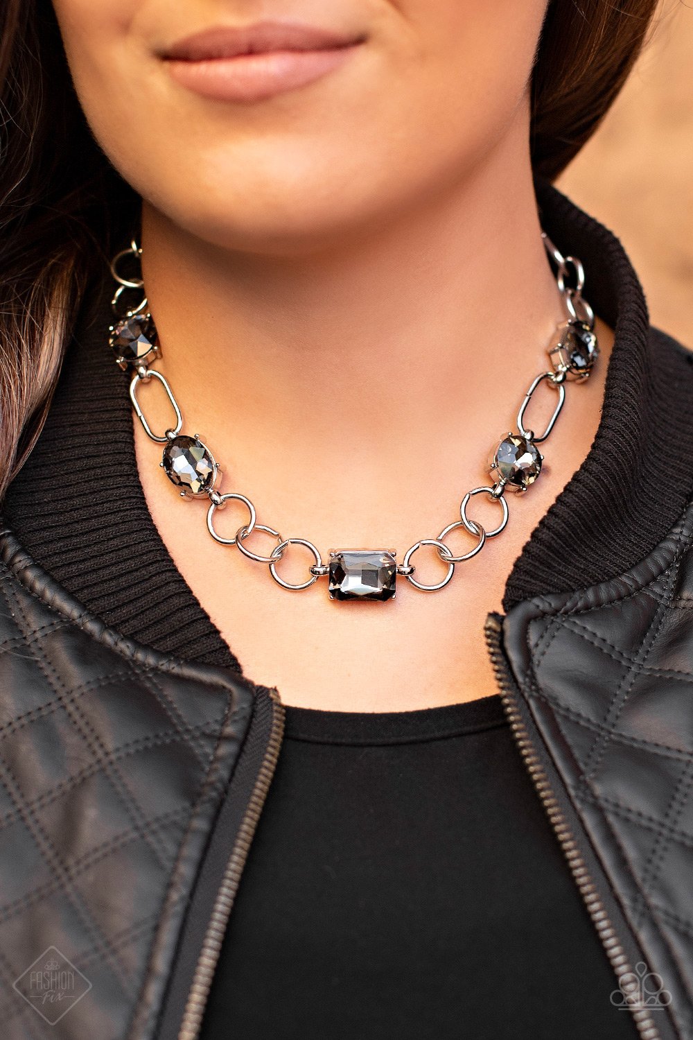Urban District-silver-Paparazzi necklace