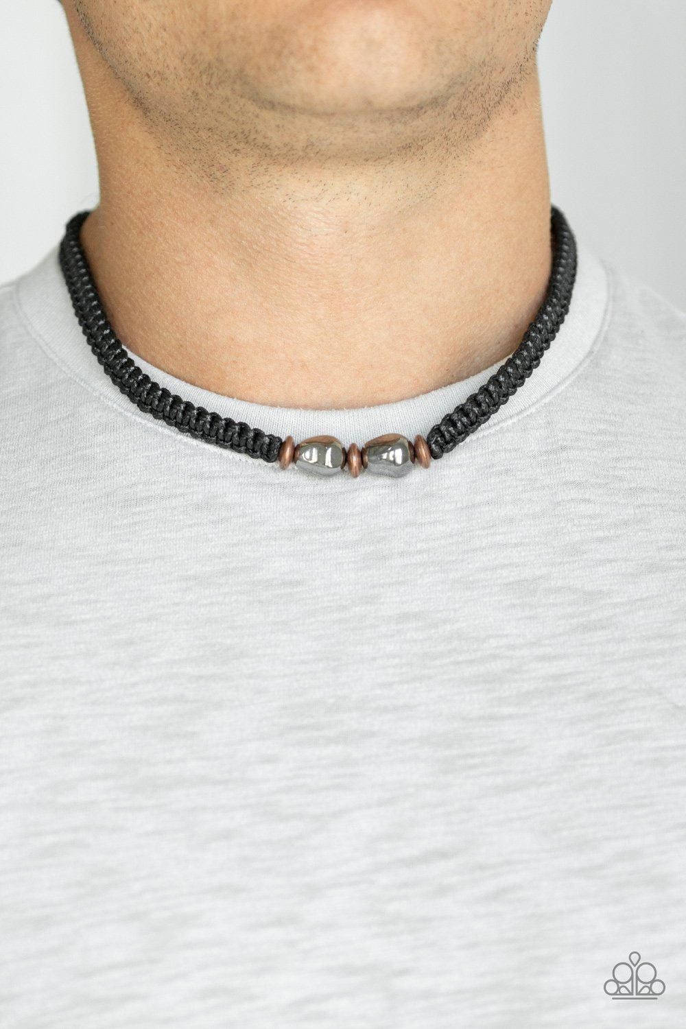 Urban Explorer-copper-Paparazzi mens necklace