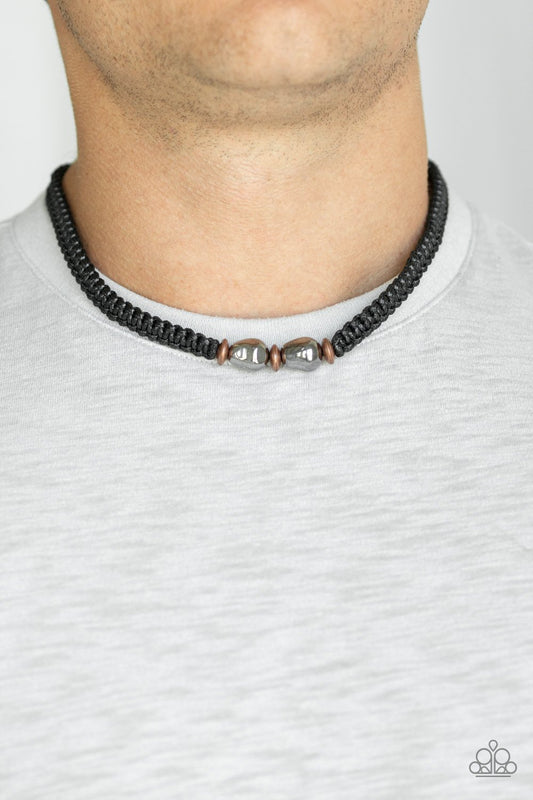 Urban Explorer-copper-Paparazzi mens necklace