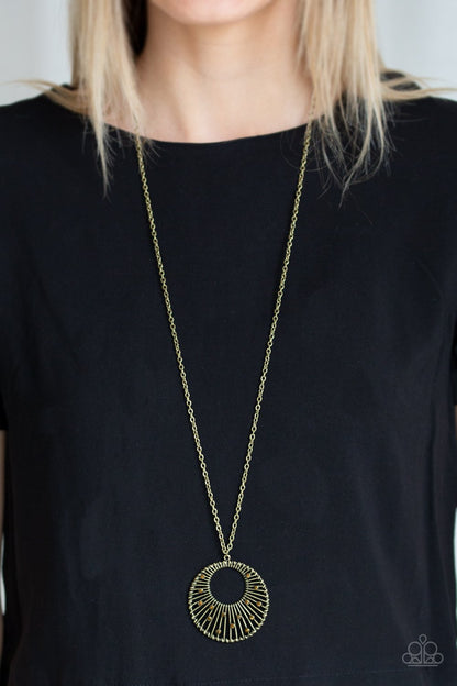 Urban Illumination-brass-Paparazzi necklace