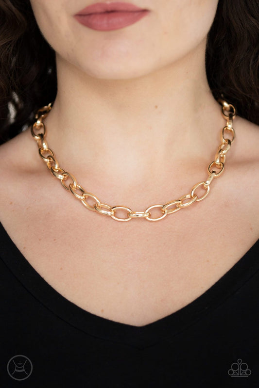 Urban Uplink-gold-Paparazzi necklace