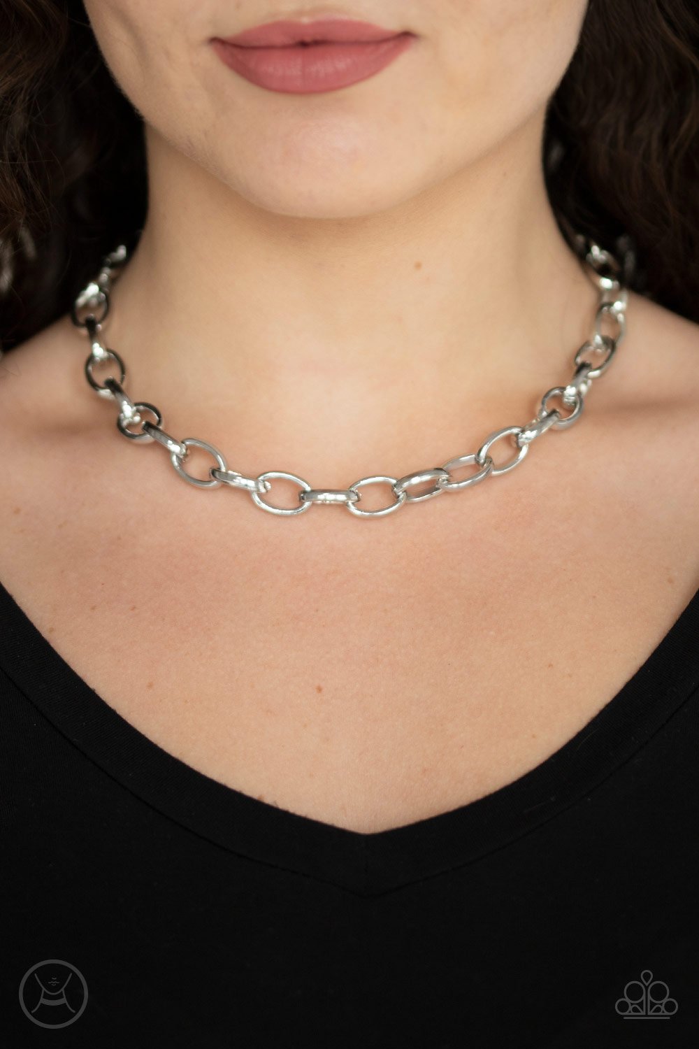 Urban Uplink-silver-Paparazzi necklace