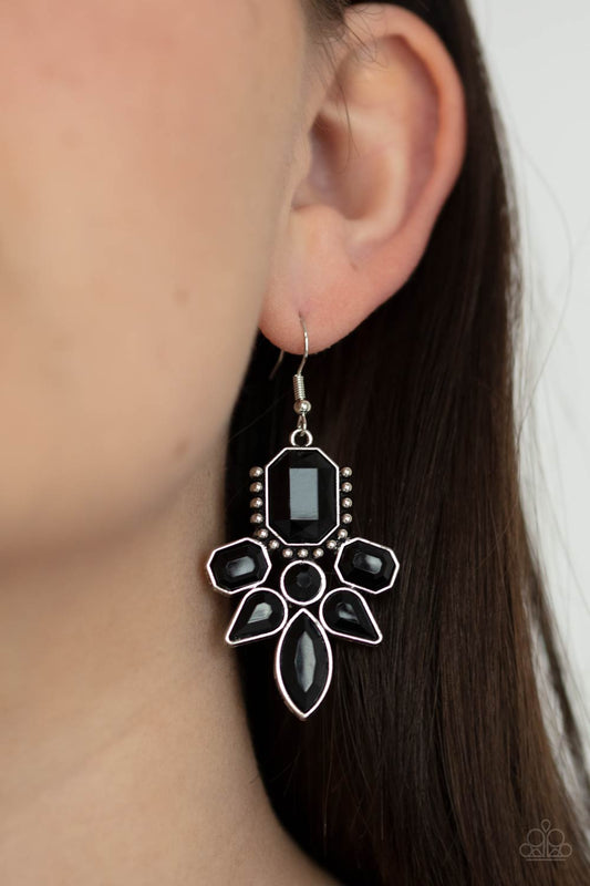Vacay Vixen - black - Paparazzi earrings
