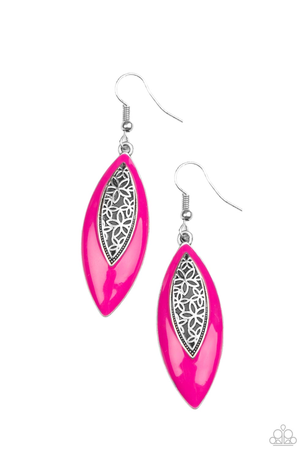 Venetian Vanity - pink - Paparazzi earrings