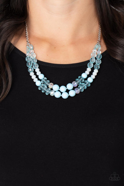 Vera-CRUZIN - blue - Paparazzi necklace