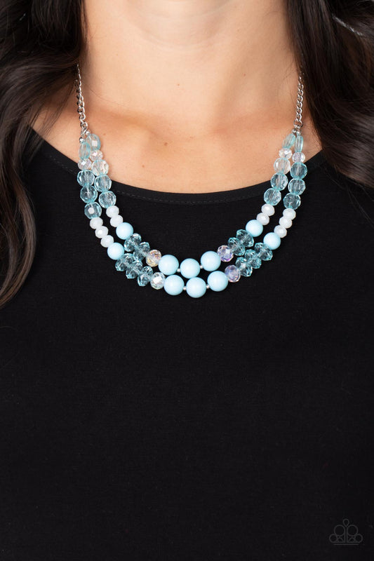 Vera-CRUZIN - blue - Paparazzi necklace