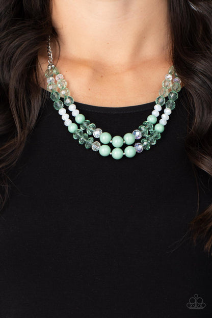 Vera-CRUZIN - green - Paparazzi necklace