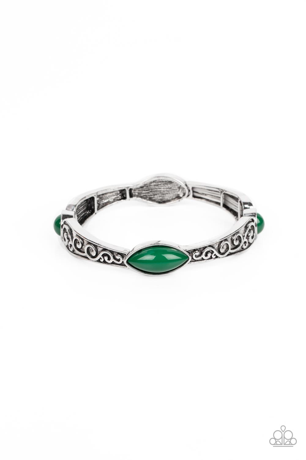 Veranda Variety - green - Paparazzi bracelet