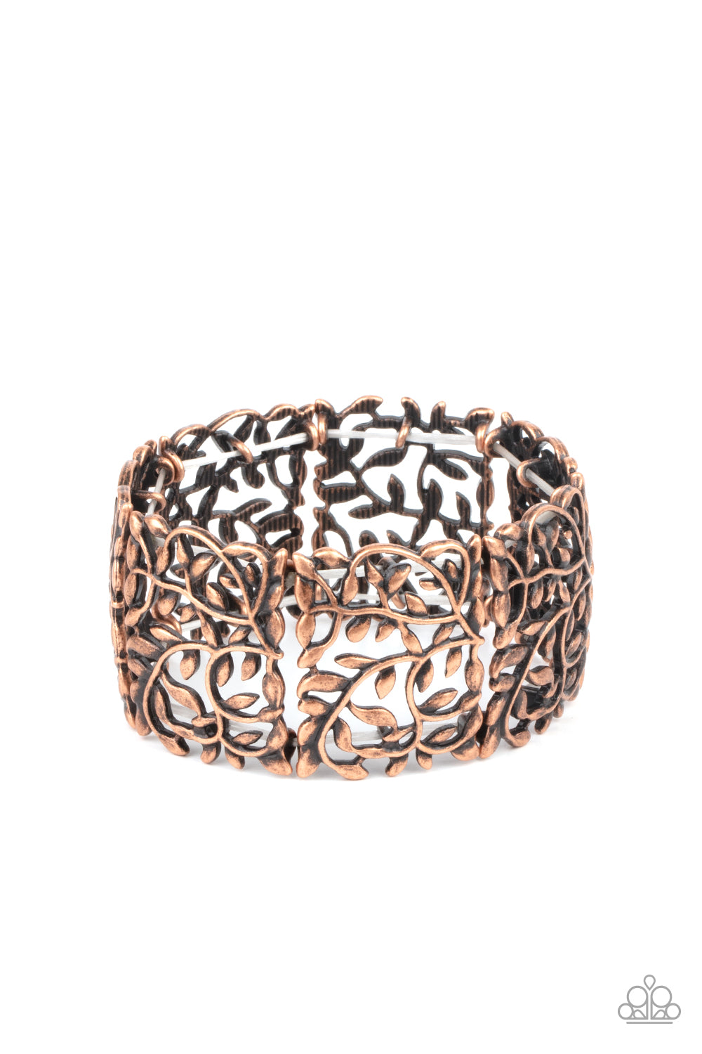 Verdantly Vintage - copper - Paparazzi bracelet