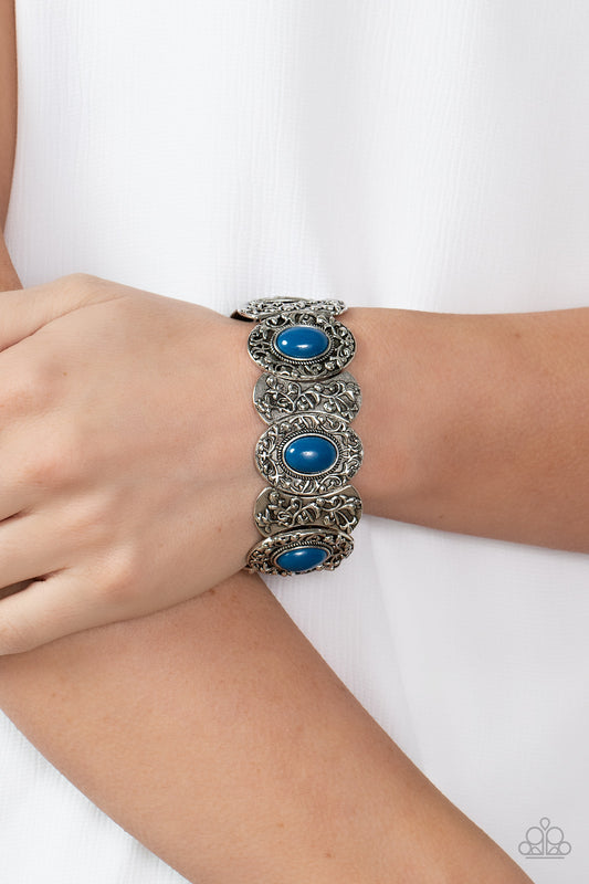Versailles Vineyard - blue - Paparazzi bracelet