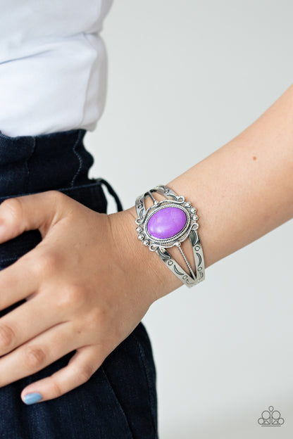 Very TERRA-torial - purple - Paparazzi bracelet