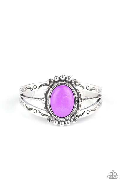 Very TERRA-torial - purple - Paparazzi bracelet