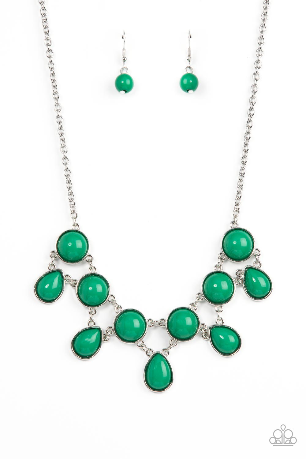 Paparazzi Race to the POP - Green Necklace – A Finishing Touch Jewelry